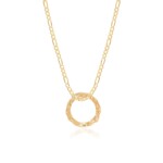 FULL MOON GRECIAN CHAIN NECKLACE