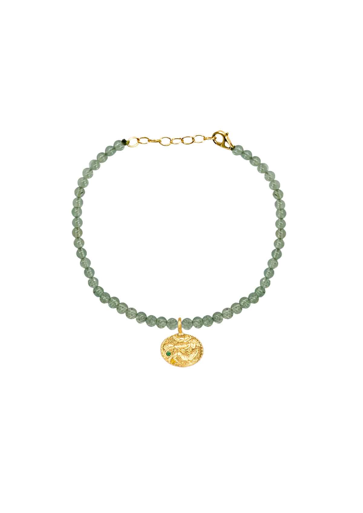 Sealstone Animal Emerald Bracelet