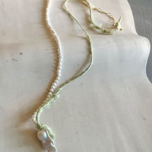 Galini Baroque Pastel Yarn Necklace