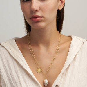 Kressida Lost Sea Short Necklace Clear