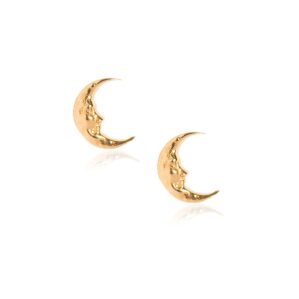Tiny Moon Studs
