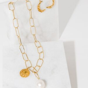 Hermina Athens Kressida Mini Lost Sea Statement Necklace