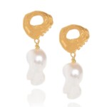Lava Baroque Pearl Earrings