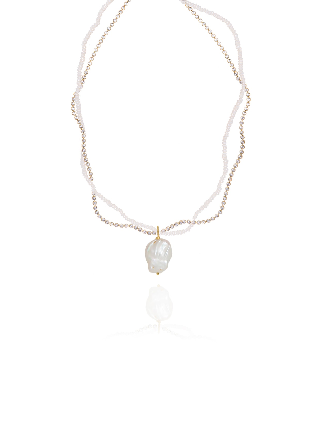 Sylvia Pearl Layered Necklace