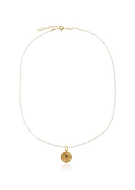 Kressida Mini Vintage Pearl Necklace