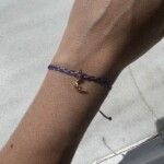 Tiny Moon Metallic Bracelet – Purple
