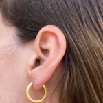 Hermina Athens Meander Hoop Earrings
