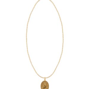 Emperor Oval Tarot Thin Chain