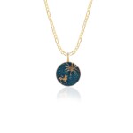 Circe Lion Round Small Grecian Necklace