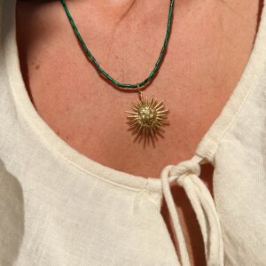 Sun Tarot Pine Necklace