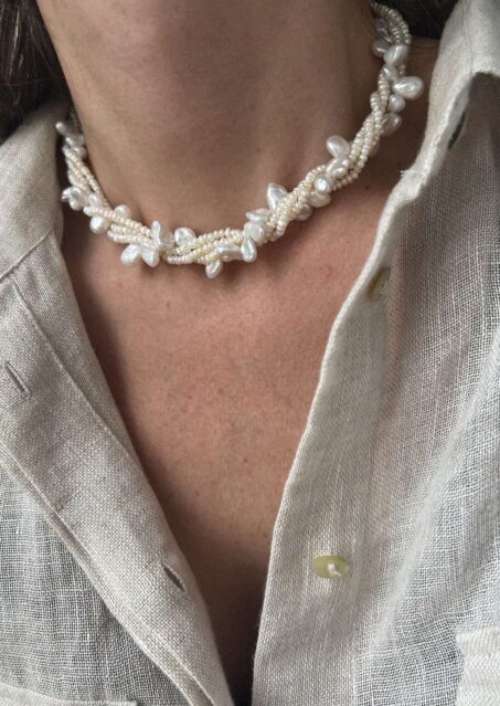 Tangled Pearl Necklace