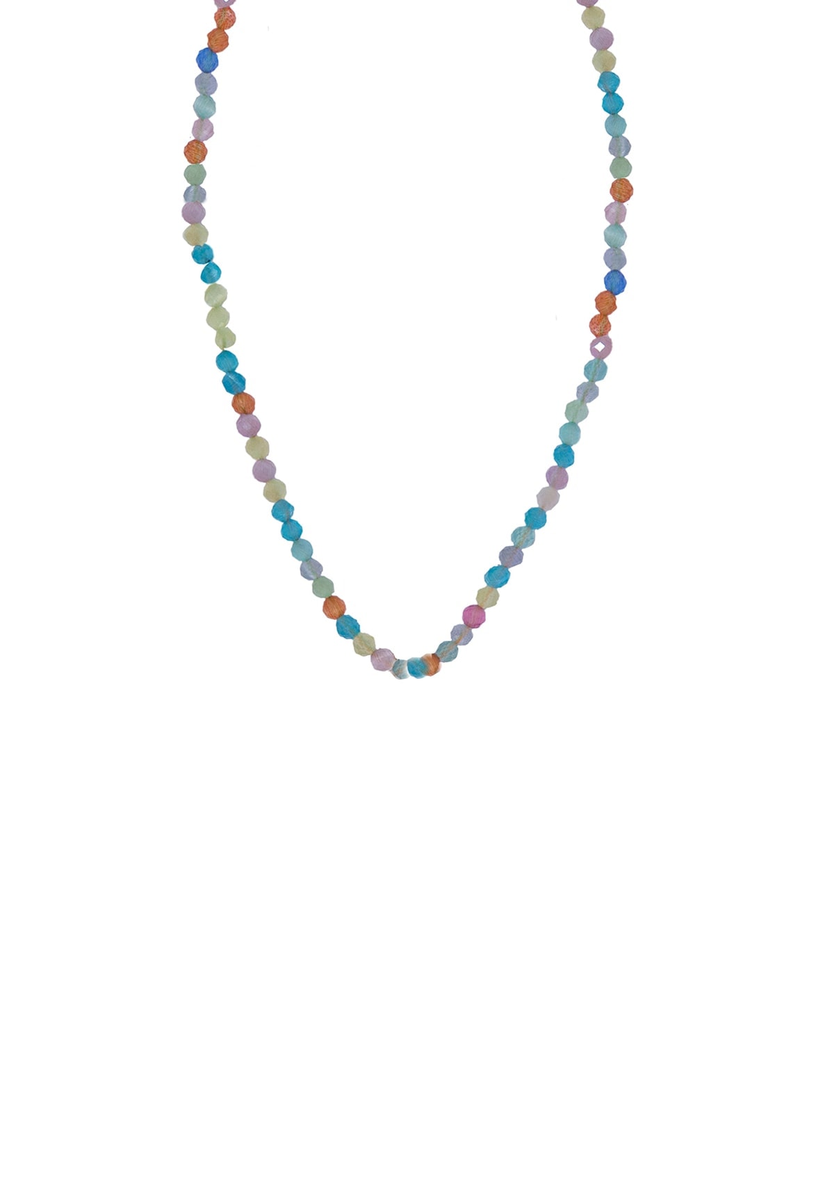 Paster Rainbow Zirconia Necklace