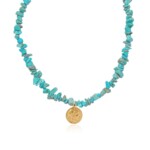 Athéna Turquoise Chunky Necklace