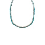 Bollywood Crystal Turquoise Yarn Necklace