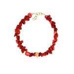 Týche Mini Scarlet Stone Necklace