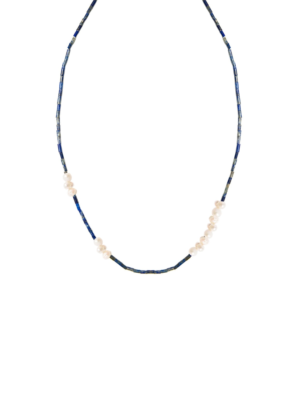 Lapis Pearl Necklace