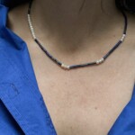 Lapis Pearl Necklace