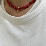 Týche Mini Scarlet Stone Necklace