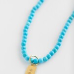 Zenobia Light Charm Turquoise Necklace