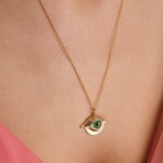 Sophia Golden Eye necklace