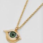 Sophia Golden Eye Necklace