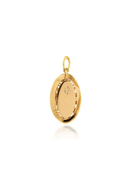 Angel Oval Charm