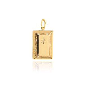 Angel Rectangular Charm