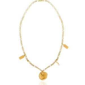 Hermis Small Lustre & Charms Necklace