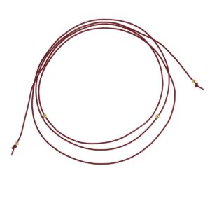 Fine Rosewood Leather Cord Gold