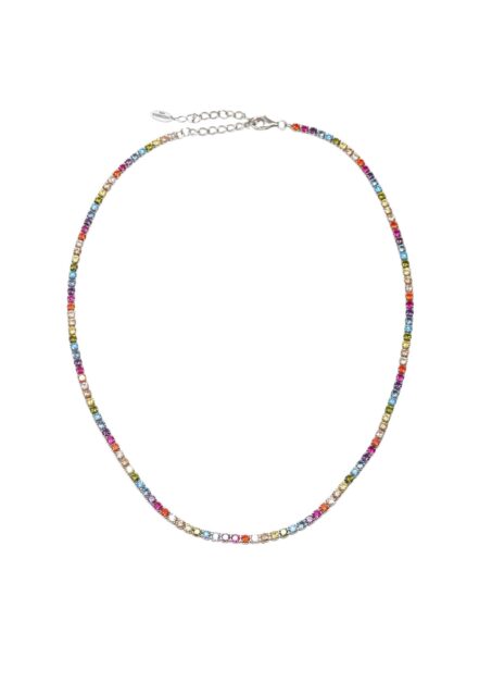Riviera Rainbow Crystal Necklace