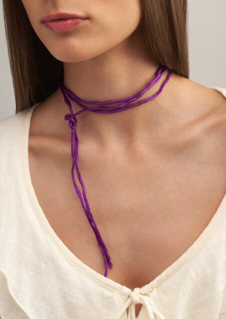 Fine Silk Purple Cord
