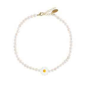 Avra Yellow Pearl Anklet