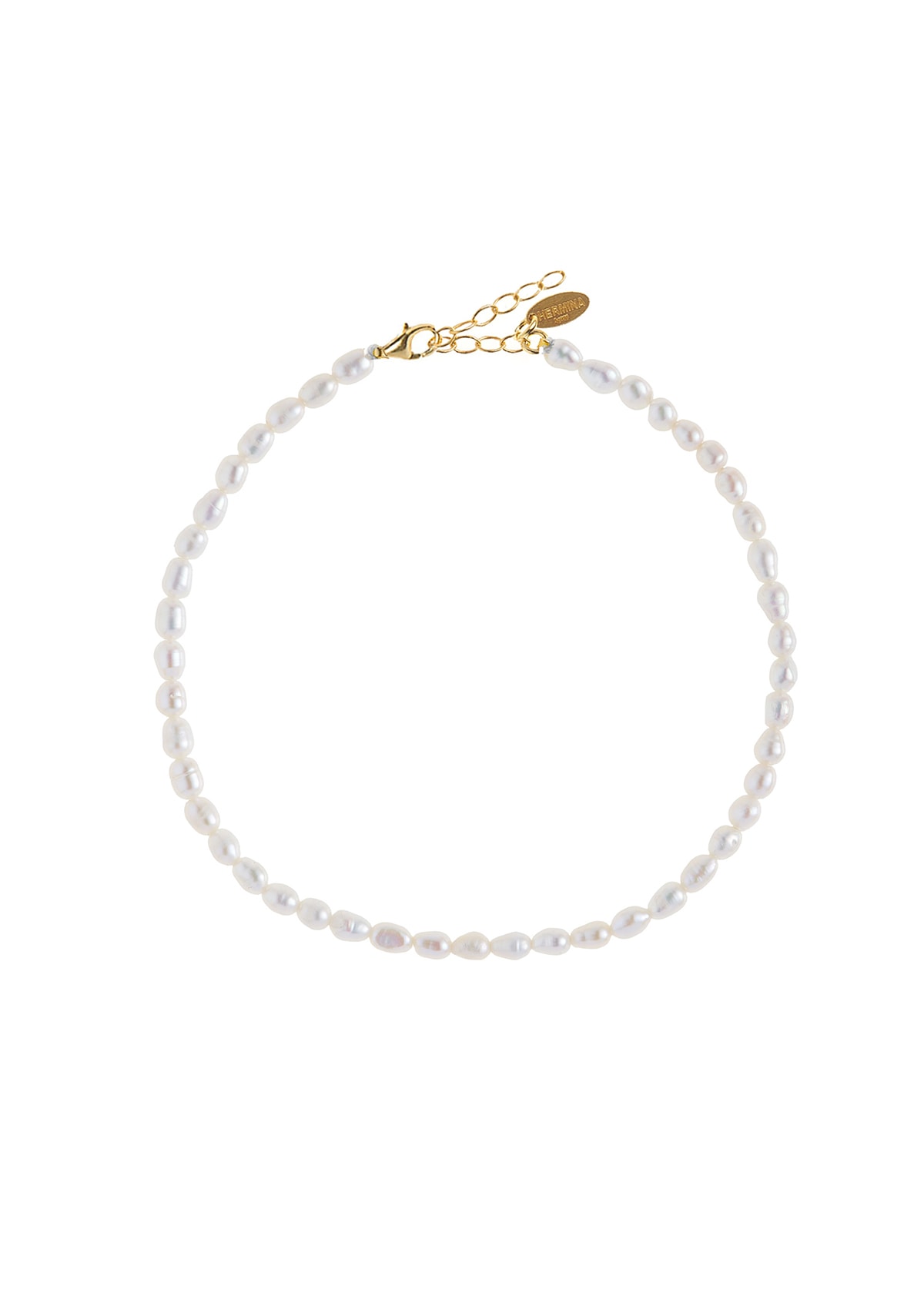 Oval Pearl Anklet