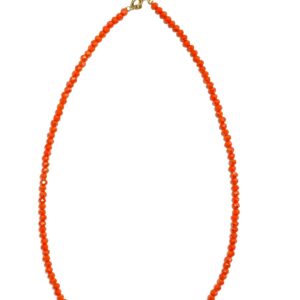 Frizzy Orange Necklace