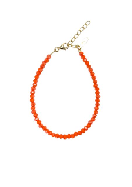Frizzy Orange Bracelet