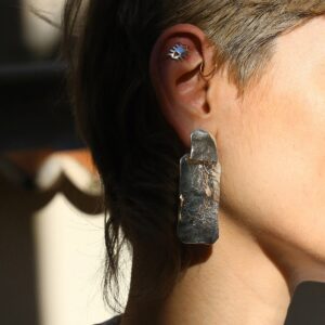 Standing Stone Earrings Vrahion Large Studs