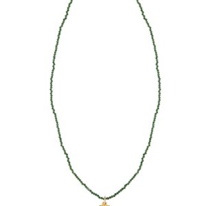 Kressida Small Emerald Crystal Necklace