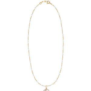 Galini Pearly White Enamel Chain