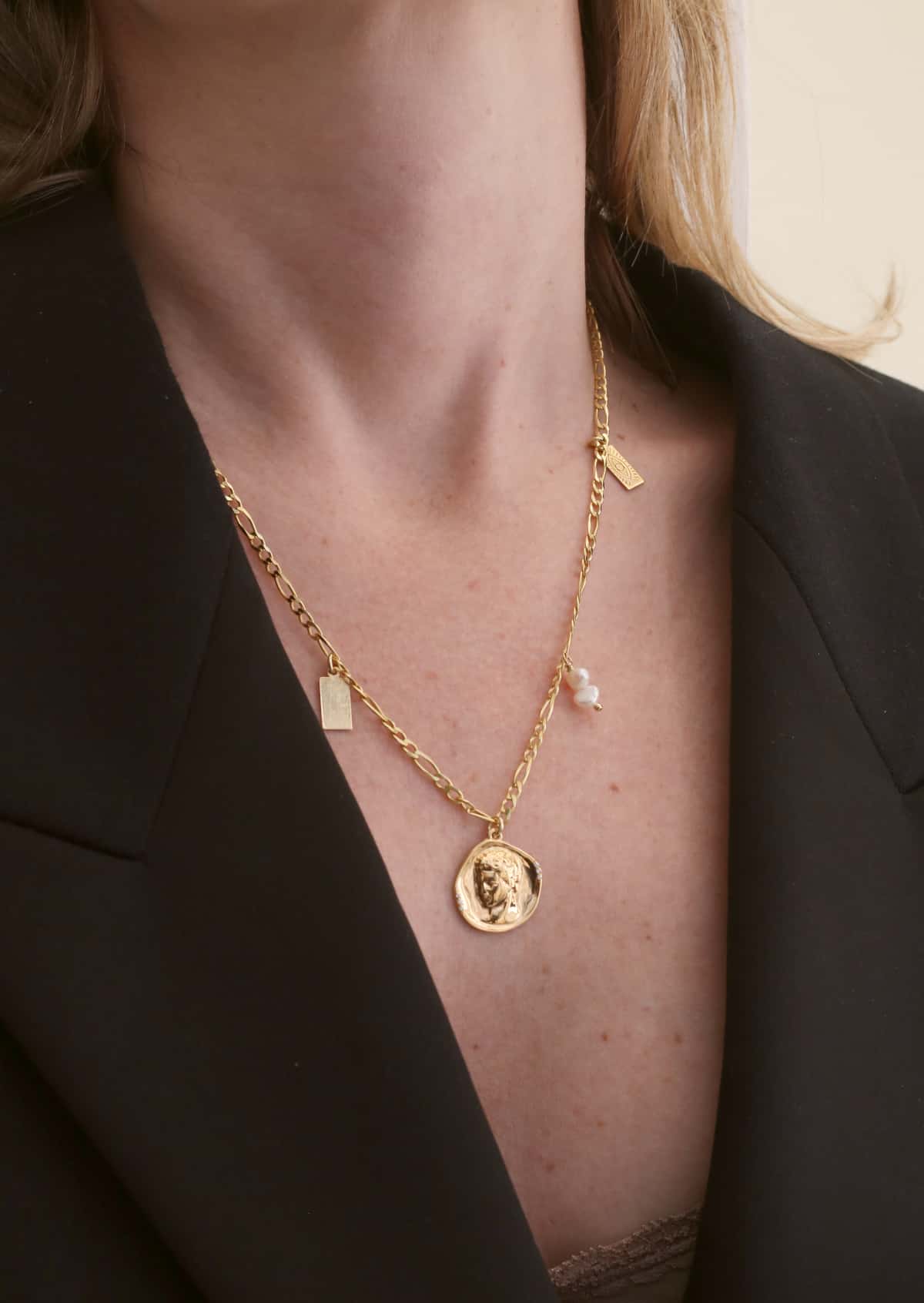 Sapphire Two Girls Diamond Charms Necklace – 770 Fine Jewelry