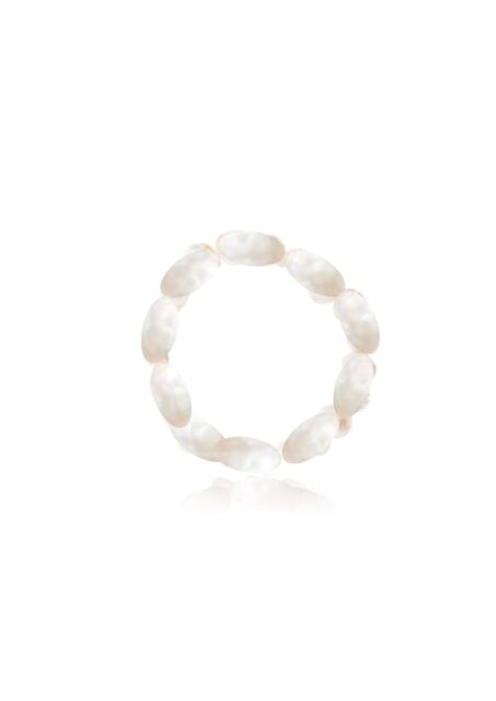 Oval Pearl Ring