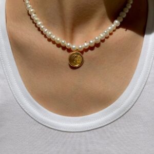 Hercules Round Pearl Necklace