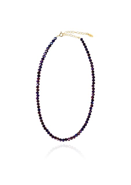 Midnight Mauve Necklace 6MM