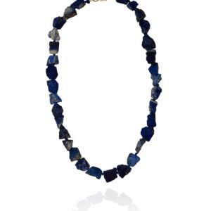 Lapis Pebble Necklace