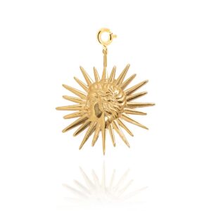 Sun Clip On Gold