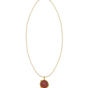 Athéna Cameo Jasper Thin Chain