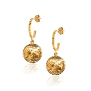 Athéna Pyrrhus Hammered Hoops