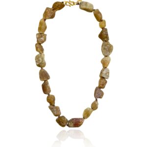 Citrine Rock Necklace