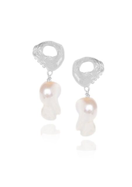 Lava Baroque Pearl Earrings