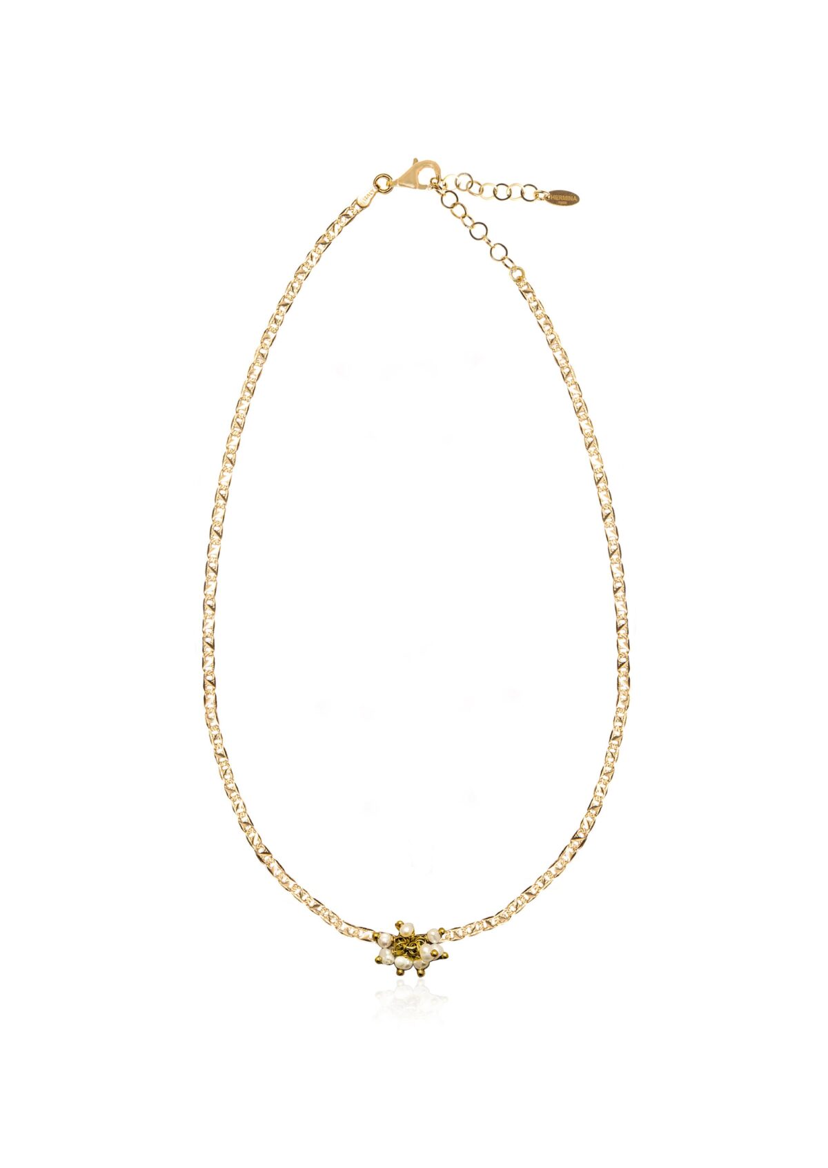 Stylelove Pearl Ring Necklace