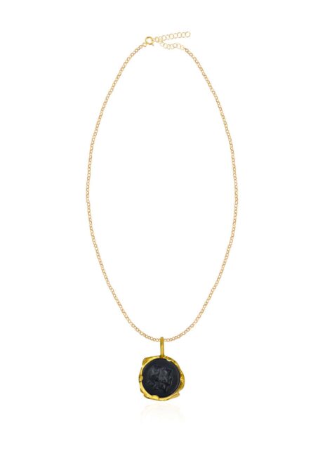 Athéna Cameo Onyx Thin Chain